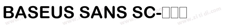 Baseus Sans SC字体转换 Baseus Sans SC字体转换